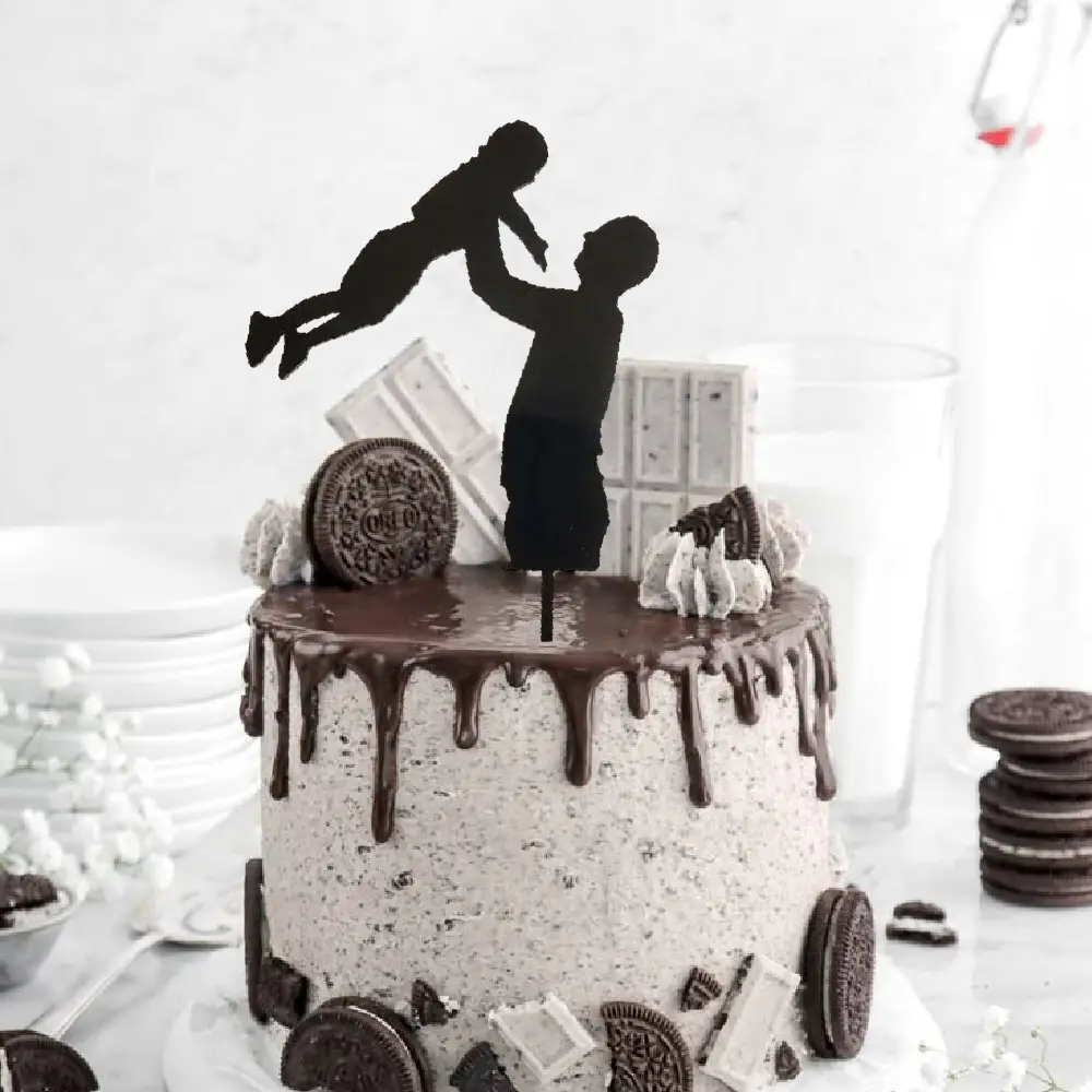 Dad and Son Cake Topper